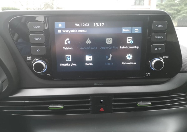 Hyundai i20 cena 67700 przebieg: 33000, rok produkcji 2021 z Śmigiel małe 301